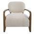Telluride Natural Shearling Accent Chair by Uttermost