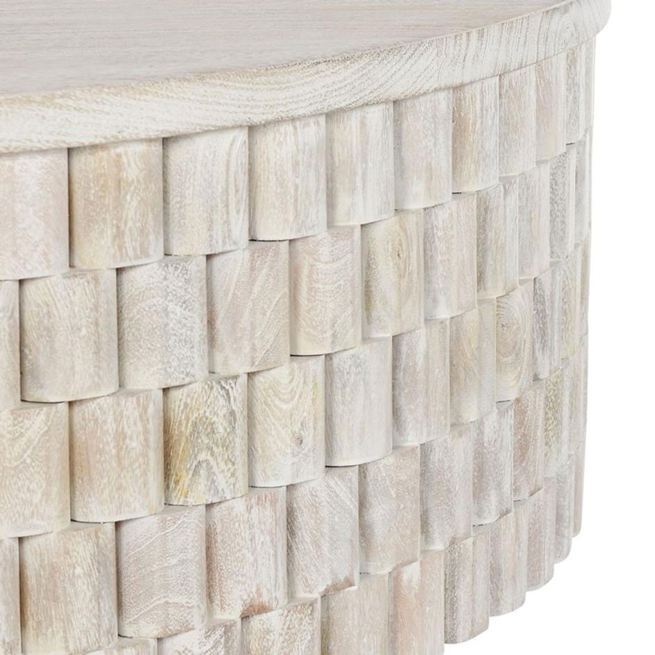 Norwood Mango Wood 40" Round Coffee Table by Classic Home