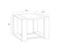 DALTON END TABLE - STAINLESS STEEL - HIGH GLOSS WHITE by Sunpan