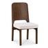 Kerr Dining Chair Walnut-Stained Ash Beige-Set Of Two by Moes Home