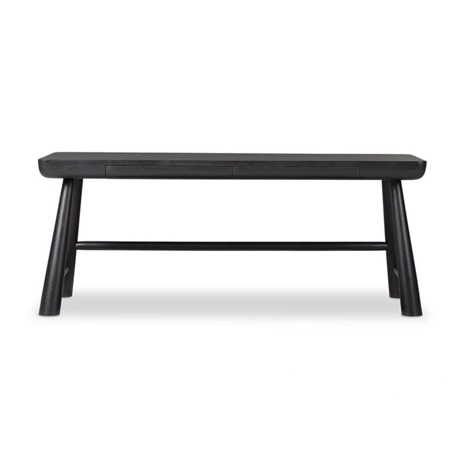 Lorik Desk - Worn Black Acacia by Four Hands