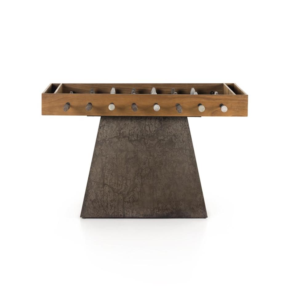 Foosball Table In Natural Brown Guanacaste by FOUR HANDS