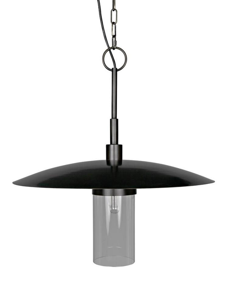 Anton Pendant, Metal with Aged Brass Finish by Noir Furniture