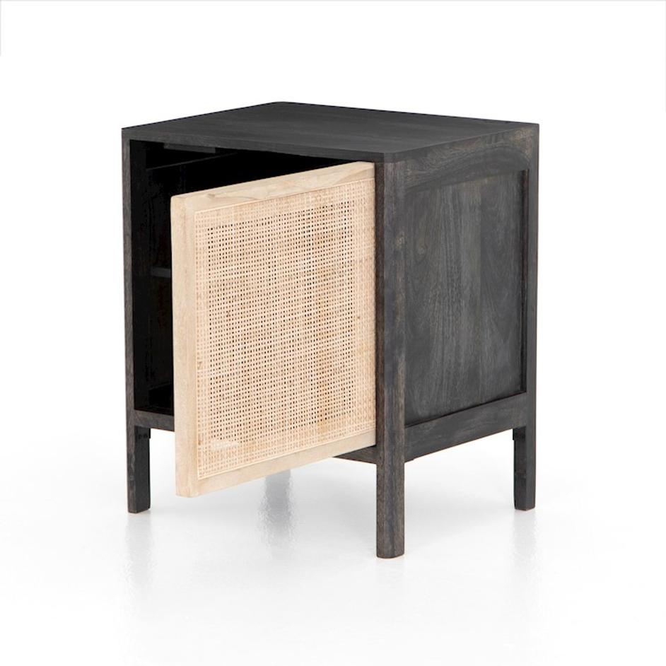 Sydney Right Nightstand In Black Wash by FOUR HANDS