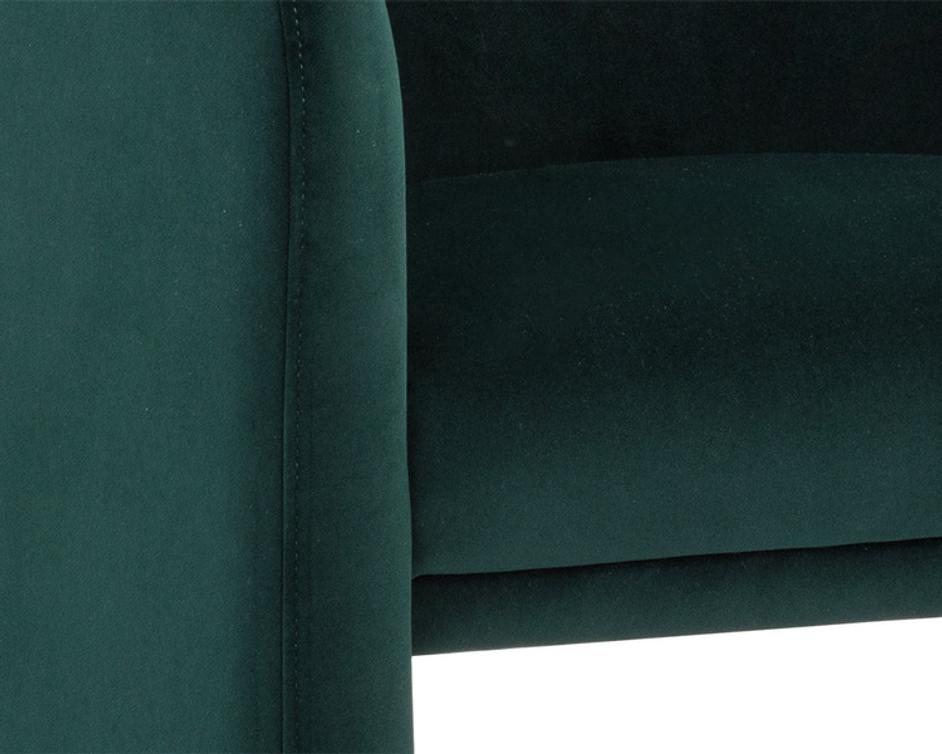 JAIME DINING ARMCHAIR - MEG DARK EMERALD by Sunpan