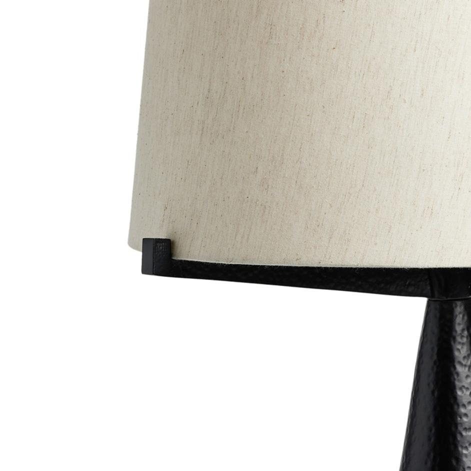 Ziggy Table Lamp - Hammered Black Aluminum by Four Hands