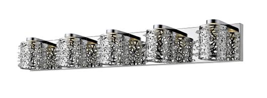 Fortuna 5 Light Vanity in Chrome  Finish by Z-Lite
