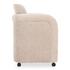 Mesto Rolling Dining Chair Taupe by Moes Home