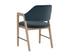 MILTON DINING ARMCHAIR - LIGHT WASH - MEG DUSTY TEAL by Sunpan
