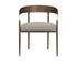 ZANATTA DINING ARMCHAIR - ZENITH TAUPE GREY by Sunpan