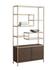 Stamos Bookcase - Gold - Raw Umber by Sunpan