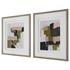 Color Block Framed Prints, Set/2 by Uttermost