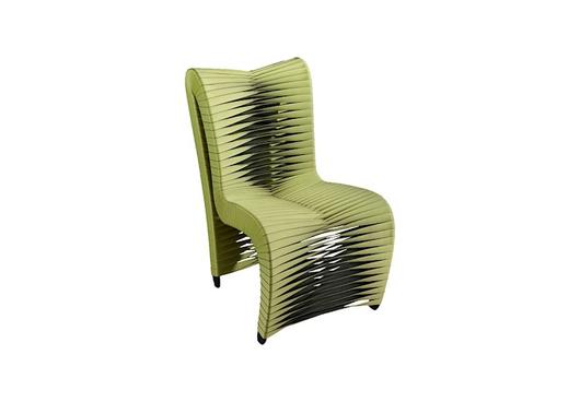 Seat Belt High Back Dining Chair, Green by PHILLIPS COLLECTION