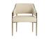 TOVA DINING ARMCHAIR - DILLON CREAM / BRAVO ASH by Sunpan