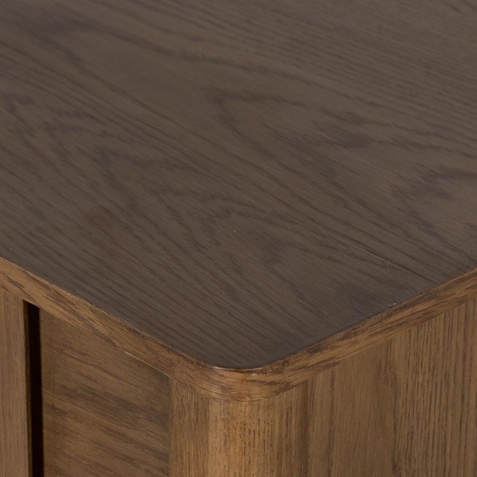 Pollard Media Console In Tan Oak by FOUR HANDS