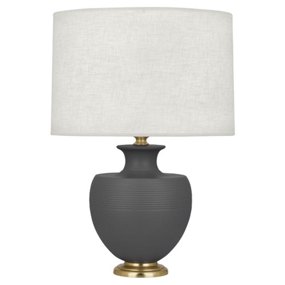 Matte Ash Michael Berman Atlas Table Lamp by Robert Abbey