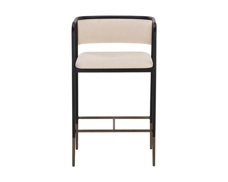 BRENAN COUNTER STOOL - ZENITH ALABASTER by Sunpan