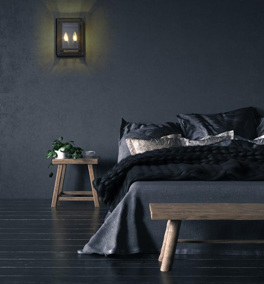 Infinity 2 Light Wall Sconce in Misty Charcoal Finish by Z-Lite