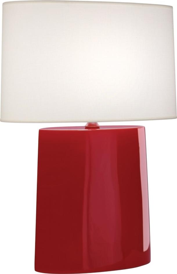 Ruby Red Victor Table Lamp by Robert Abbey