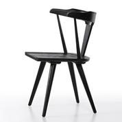 Ripley Dining Chair In Black Oak by FOUR HANDS