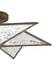 Stargazer Semi-Flush In Pyrite Bronze & Raj Mirror by Currey & Company