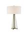 Lamont Table Lamp In Clear & Brass by Currey & Company