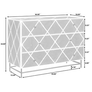 Navy Blue 3-Drawer Accent Chest by Pulaski Furniture