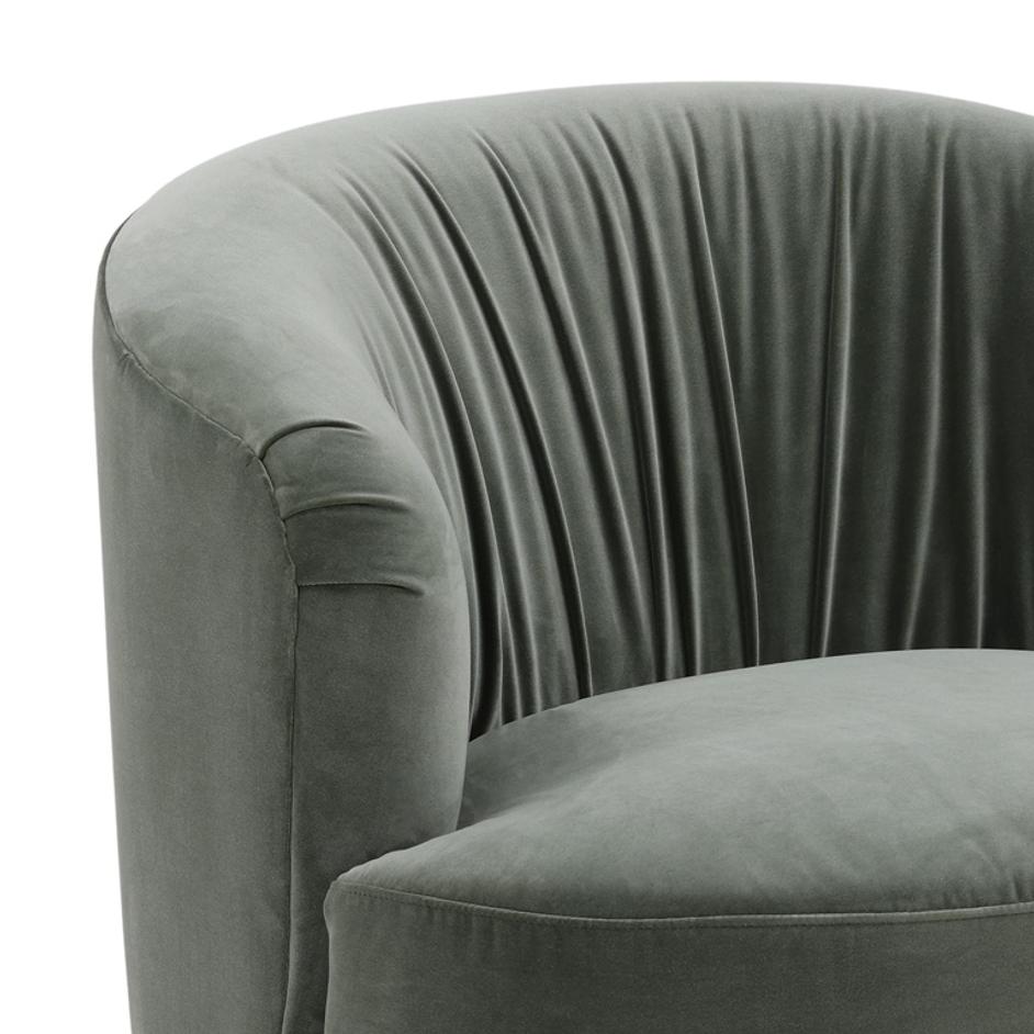 Alden Swivel Chair by Curated Collections