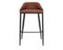 ASTRA BARSTOOL - BLACK - CINNAMON BROWN by Sunpan