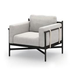 Hearst Outdoor Chair-Stone Grey by FOUR HANDS