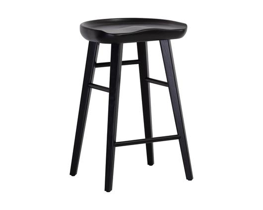 DOMINIC COUNTER STOOL - BLACK by Sunpan