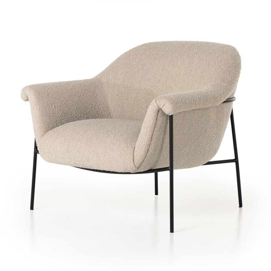 Suerte Chair In Knoll Sand by FOUR HANDS