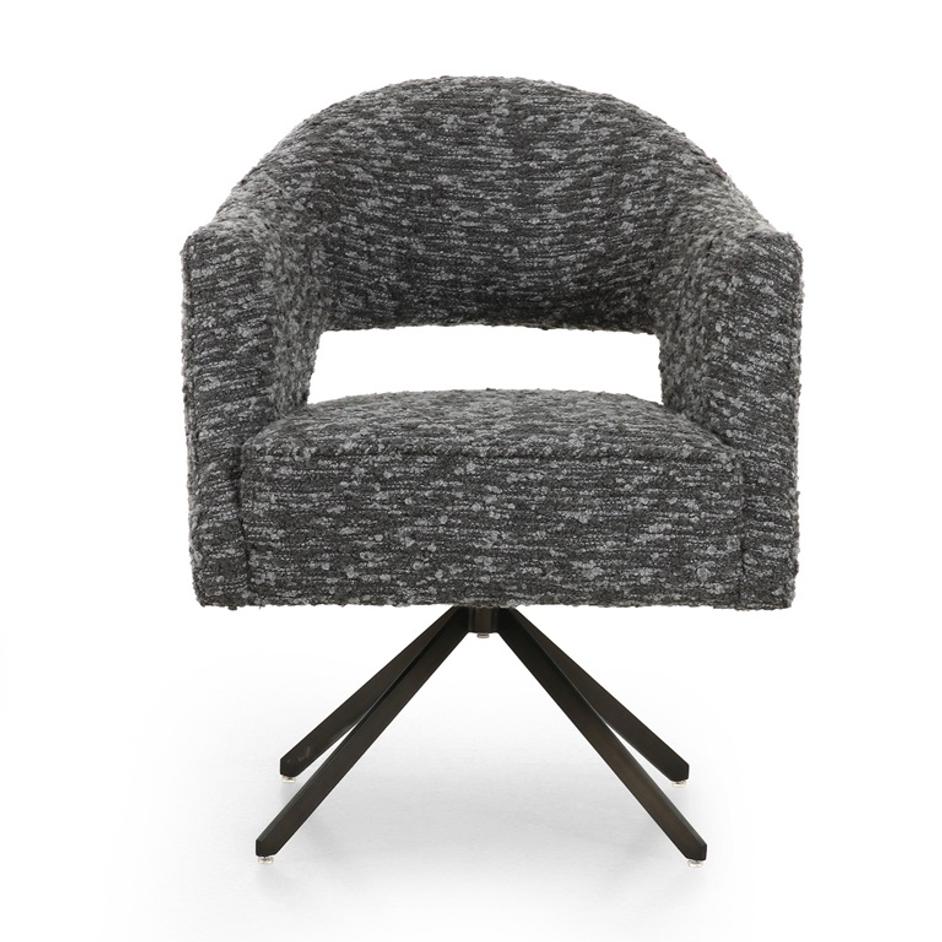 Adara Desk Chair - Solema Charcoal by Four Hands