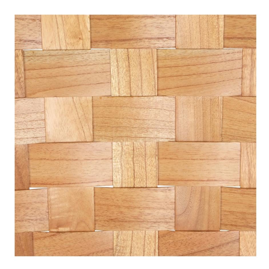 Loria Teak Accent Chair w/ PU Cushion, Cinnamon Brown by New Pacific Direct