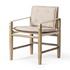 Lenz Dining Armchair In Alcala Taupe by Four Hands
