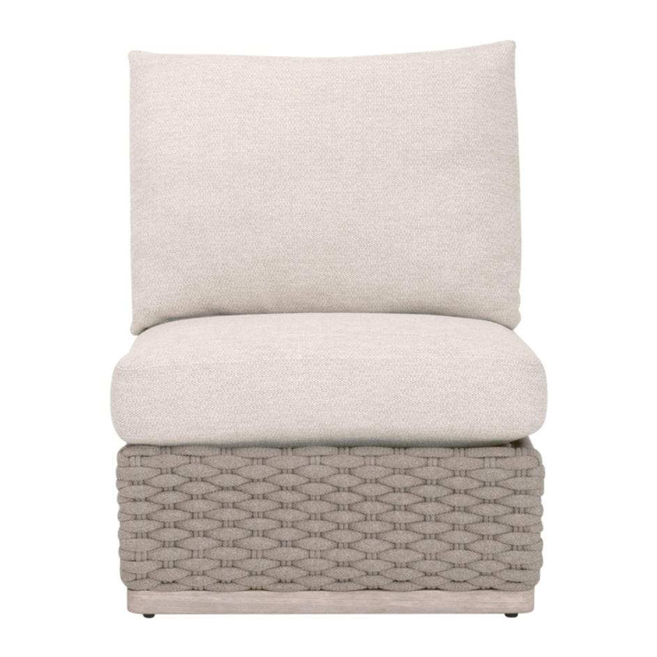 Caspian Outdoor Modular Armless Sofa Chair by Essentials For Living