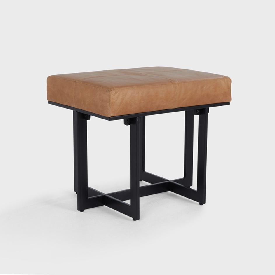 Calvin Stool Chestnut by Classic Home