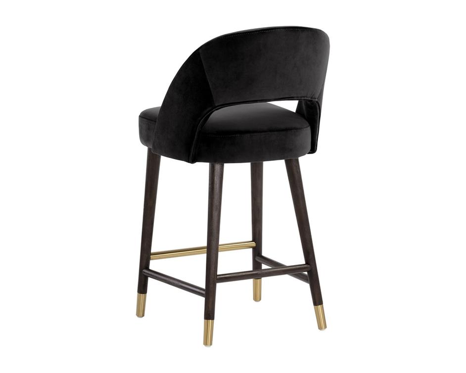 Monae Counter Stool - Abbington Black by Sunpan