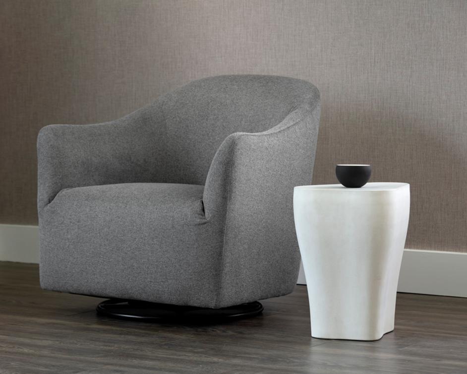 DALI END TABLE - SMALL - WHITE by Sunpan