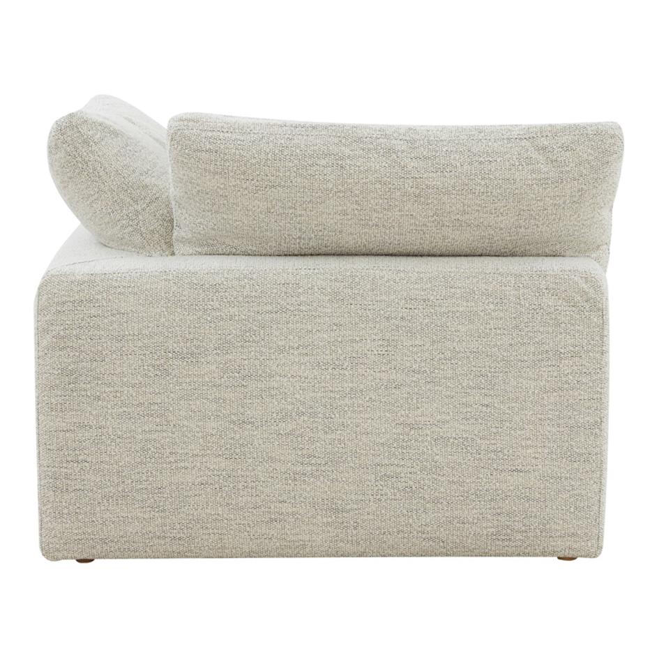 CLAY CORNER CHAIR PERFORMANCE FABRIC COASTSIDE SAND by Moes Home