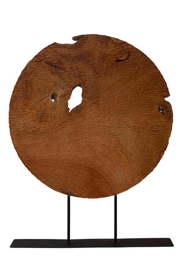 Teak Sculpture Set by Furniture Classics