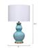 Whitney Ceramic Table Lamp, Blue by Jamie Young