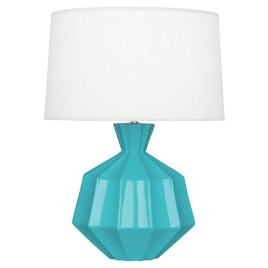 Egg Blue Orion Table Lamp by Robert Abbey