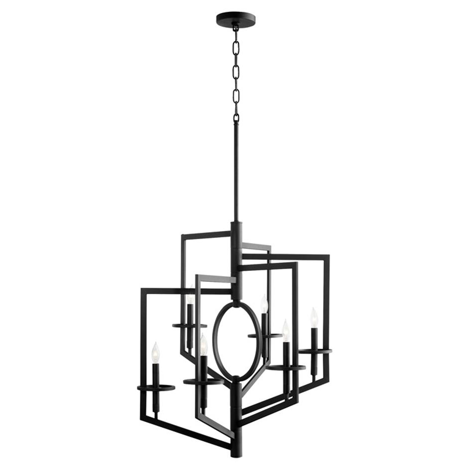 Oxalis Chandelier | Noir by Cyan Design