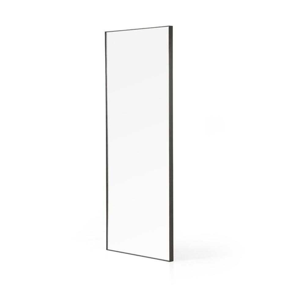 Bellvue Floor Mirror - Rustic Black by Four Hands