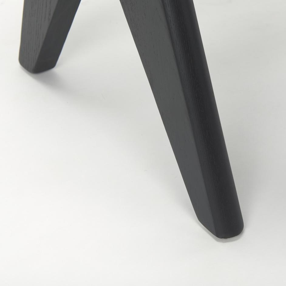 Arvin 59.1L x 17.7W x 18.1H Black Wooden Bench by Mercana