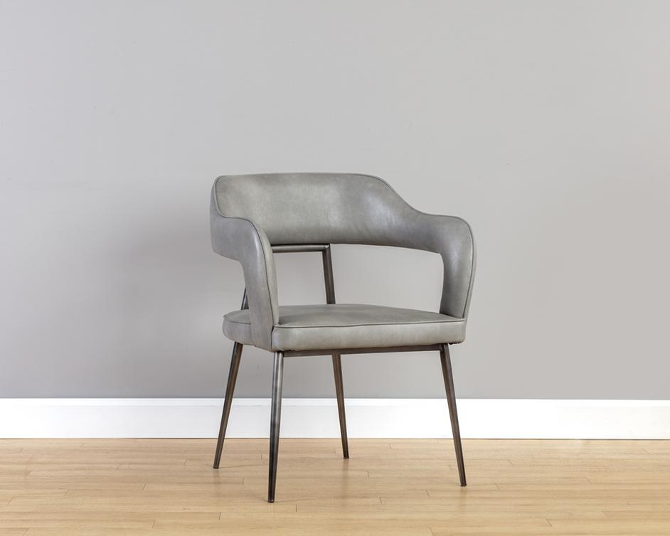 Kenny Dining Armchair - Bravo Metal by Sunpan