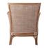 Tatum Rattan Accent Arm Chair In Canary Brown by New Pacific Direct