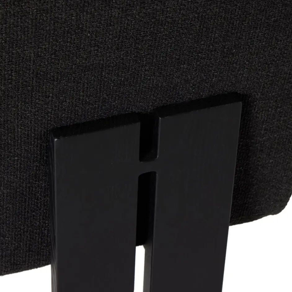 Roxy Dining Chair In Gibson Black by FOUR HANDS