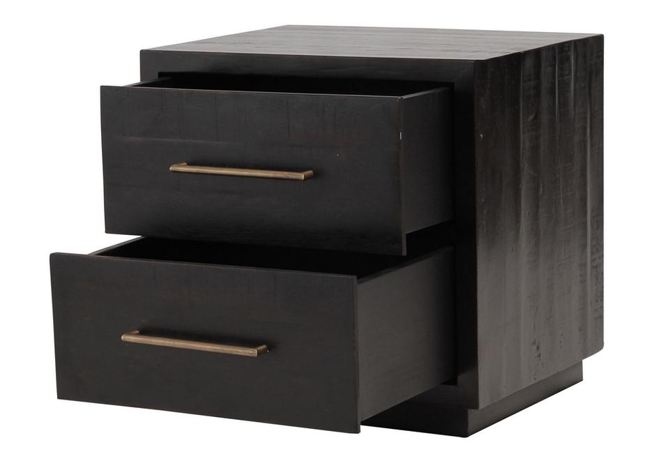 Suki Nightstand - Burnished Black by FOUR HANDS
